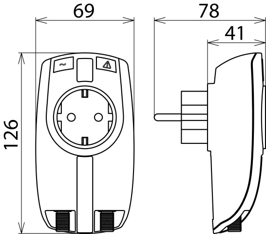 DEHN Protector 230 TV Parafoudre avec adaptateur combiné - 909300