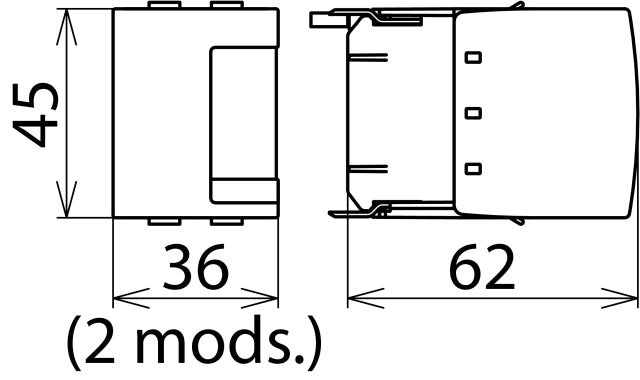 DEHN DGP M MOD 255 Module de protection par étincelles - 961010