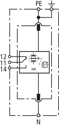 Parafoudre Dehn DGP M 255 FM N-PE - 961105