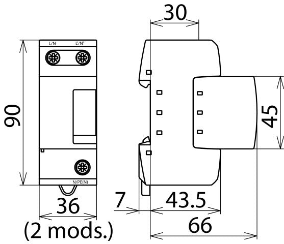 Parafoudre Dehn Dehnbloc M1 255V - 961120