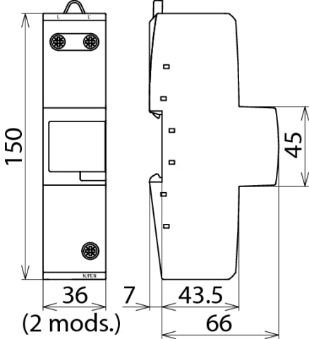 DEHNbloc Maxi Parafoudre Type 1 DBM 1 440 V AC - 961140