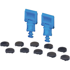Hensel Cache-poussière pour serrure de porte plastique noir - FP TA 1 [5 pièces]