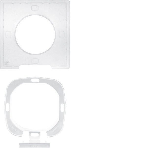 Hager Berker Sealing Set S.1 IP44 With Flange 1 Gang - 10108901 [2 pieces]