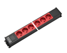 Martin Kaiser 3-Way Power Outlet Strip AC166 Without Switch - 1154/3-2/SW-RT [10 Pieces]