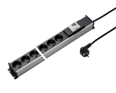 Martin Kaiser Power Strip 6 Outlet 16A Circuit Breaker 3m Cable - 1339ZL6L-SW3 [10 Pieces]