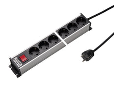Martin Kaiser 8-Way 45-Degree Angled Power Strip With Switch and Cable - 1301KZL8SW15 [10 Pieces]