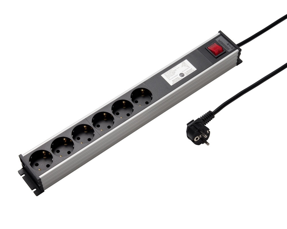 Martin Kaiser 6V Aluminum Power Strip With RFI Filter 3M Cable - 1335ZL6SW3
