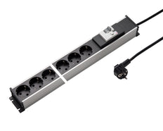 Martin Kaiser Power Strip 6-Way GFCI 16A Shutter Cable - 1337KZL6SW3 [10 Pièces]