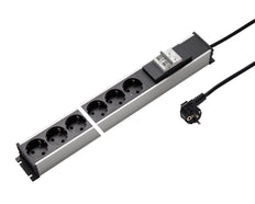 Martin Kaiser 6-Way Power Strip With 16A 2-Pole Circuit Breaker 3M Cable - 1336ZL6/16L-SW3 [10 Pièces]