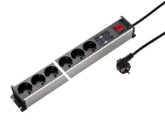 Martin Kaiser Aluminum 6 Outlet Power Strip With 3m Cable - 1338ZL6SW3 [10 Pieces]