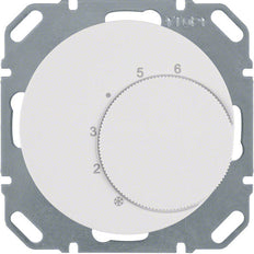 Thermostat Hager Berker avec contact inverseur blanc R1 R3 - 20262089