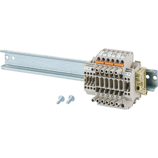 Hensel MI EM 02 Jeu de bornes pour rail DIN 284mm - Mi EM 02