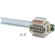 Hensel MI EM 02 Jeu de bornes pour rail DIN 284mm - Mi EM 02