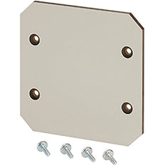 Hensel Plaque de montage isolante 104.5x104.5x4mm Pour EB 06 - EB MP 06