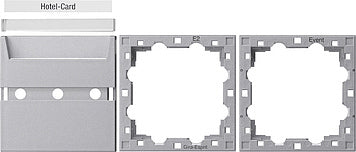 Gira Access Système de cartes d'hôtel 55 aluminium - 810626