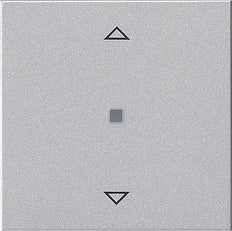 Gira ENet System 55 Bouton de commande de store en aluminium - 822126