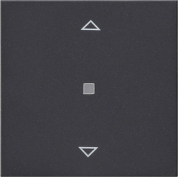 Système de boutons de commande sans fil Gira eNet pour stores d'intérieur 55 Anthracite - 822128