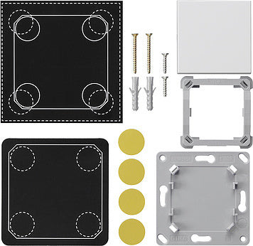 Gira EnOcean Kit de montage émetteur mural 1G System 55 blanc pur - 823103