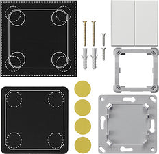 Gira EnOcean Kit de montage Système émetteur mural 2 voies 55 blanc - 823203
