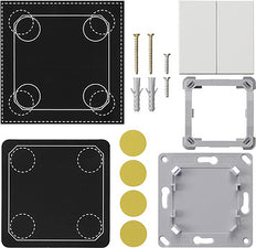 Gira Emetteur mural EnOcean 2V Système 55 Kit de montage Blanc mat - 823227