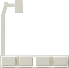 Gira Barre de commande avec prise minuterie Accessoires blanc crème - 825001