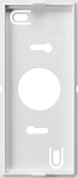 Gira Plaque de montage Station d'appartement avec système Gong 55 blanc pur - 850503