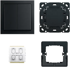 ABB Busch-Jaeger Future FoH Switch Set Matte Black 3 Sets - 2CKA006710A0021