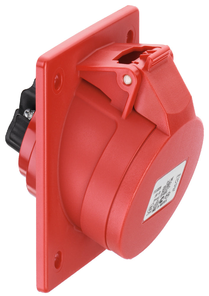 ABL CEE Flanged Socket 20 Degree IP44 32A 3-Pole 230V Blue - F32S220 [10 Pieces]