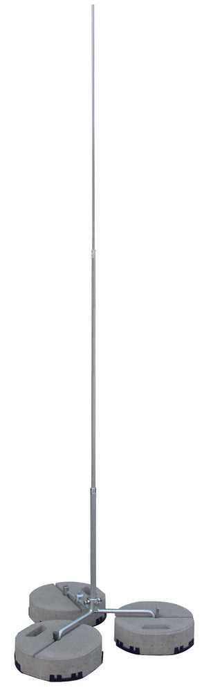 Dehn Air-Terminal Rod D 22/16/10mm L 2500mm Al With Tripod R 32 - 105525