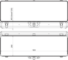 Mallette plastique vide Dehn pour détecteur de tension - 766994