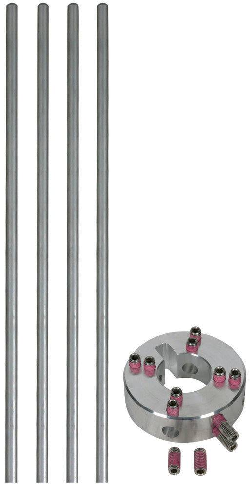 Kit de fixation Dehn pour tiges terminales latérales Al D10mm L - 819183