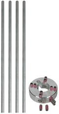 Kit de fixation Dehn pour tiges terminales latérales Al D10mm L - 819183