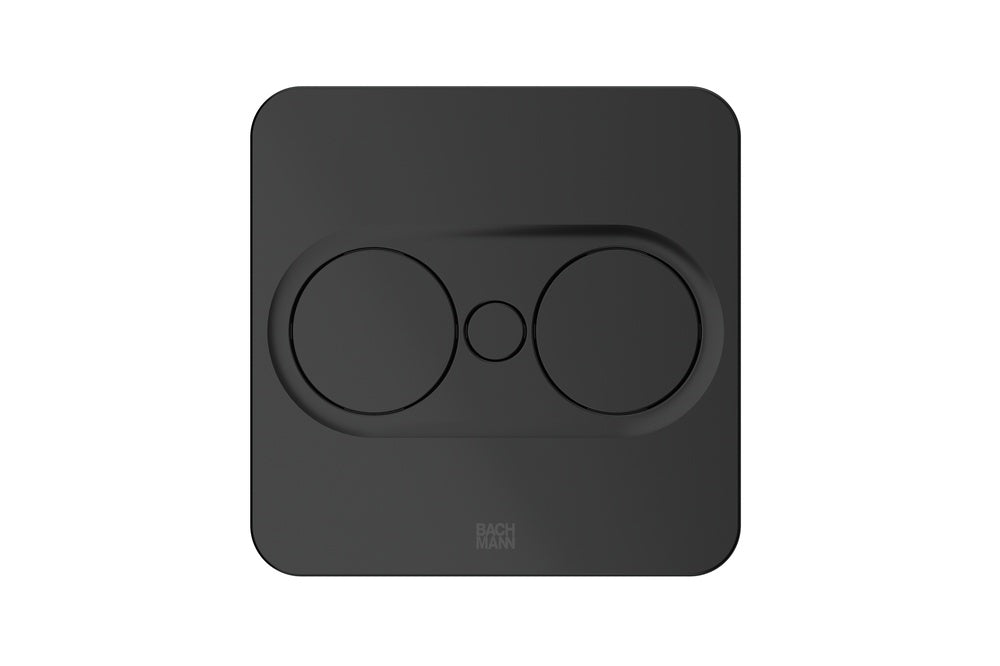 Bach Twist2 2x230V Square Matte Black Prise de courant encastrable pour le bureau - 946.101