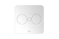 Bach Twist2 2X230V Square White With Mounting Plug Included - 946.201
