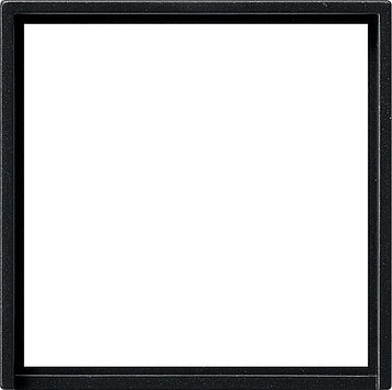 Gira Plaque d'adaptation carrée 50x50mm Système 55 Noir mat - 0282005