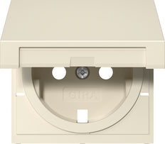 Gira Schuko Cover HC System 55 en blanc crème - 492201
