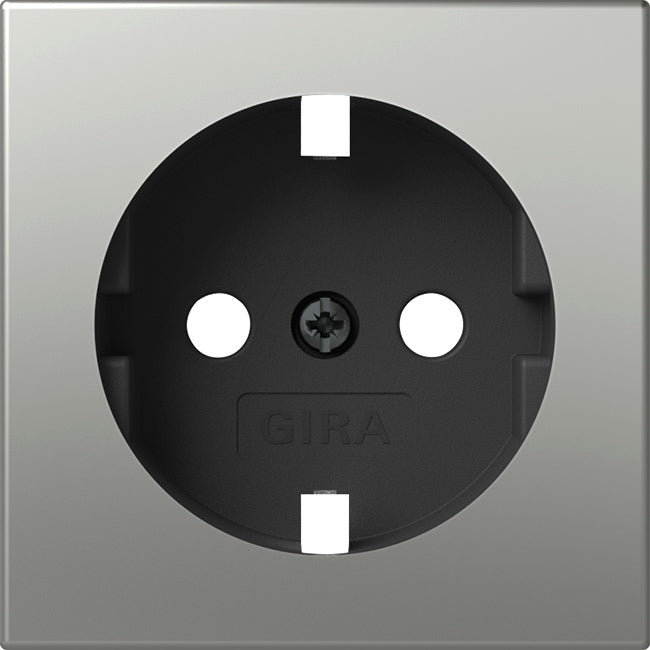 Gira Schuko Socket System 55 Stainless Steel - 4920600