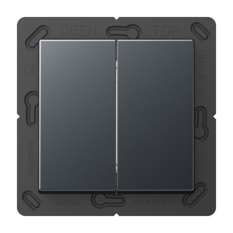 Jung A500 Emetteur mural 4 canaux Ant Matte - FOHA595ANM