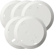 Gira Set de 5 plaques de montage pour détecteurs de fumée blanc - 845000