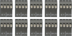 Set Gira Communication de porte Connecteurs terminaux 10 pièces - 851800