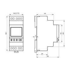 BEG TS-DW-3-NFC Digital Weekly Time Switch 2 Channel - 93153
