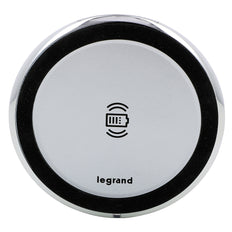 Legrand Disq80 Chargeur sans fil à induction en aluminium 15W - 077641L