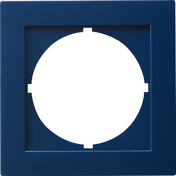 Gira S-Color Cadre adaptateur rond 50x50mm Bleu - 028146 [2 pièces]