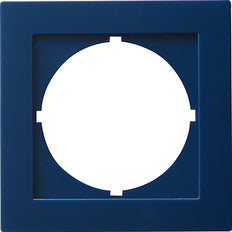 Gira S-Color Cadre adaptateur rond 50x50mm Bleu - 028146 [2 pièces]