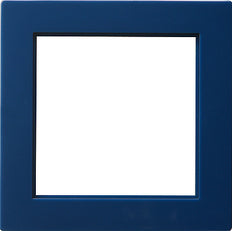 Gira S-Color Blue Cadre d'adaptation carré 50x50mm - 028246 [2 pièces]