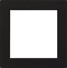 Gira Cadre d'adaptation carré 50x50mm S-Color Noir - 028247 [2 pièces]