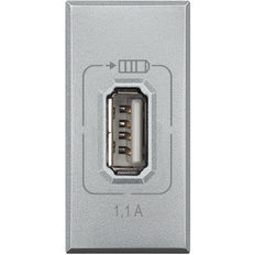BTICINO AXOLUTE Chargeur USB 1.1A 1 Module Tech - BTHC4285C1