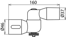 Dehn Adjustable Angle Intake Tube For NS Dry Cleaning Set - 785530