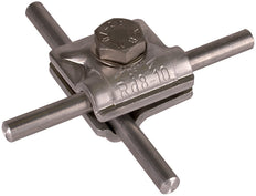 Dehn MV Clamp Al For Rd 8-10mm With Hexagon Screw And Spring Washer - 390551 [2 pieces]