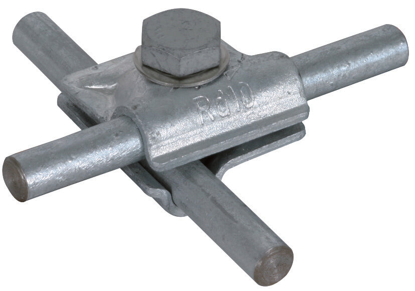 MV Clamp ST/TZN Pour RD 10mm Avec Vis Hexagonale Et Rondelle Ressort - 391550 [2 pieces]